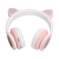 thumbnail image 1 of Auriculares inalámbricos, auriculares con almohadillas suaves LED con micrófono para teléfono móvilMovies Fyydes Descripción de la referencia, 1 of 6