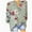 Green, variant on Womens Tops Plus Size Long Sleeve Workout Shirts V Neck Fashion Elegant Floral Flower Print Pullover Button Casual Bottom Top