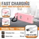 thumbnail image 3 of Llavero de alarma personal para la protección de la seguridad de las mujeres – USB recargable 130 dB Silbato de sonido de sirena de autodefensa con luz led – Alerta de seguridad de emergencia, 3 of 7