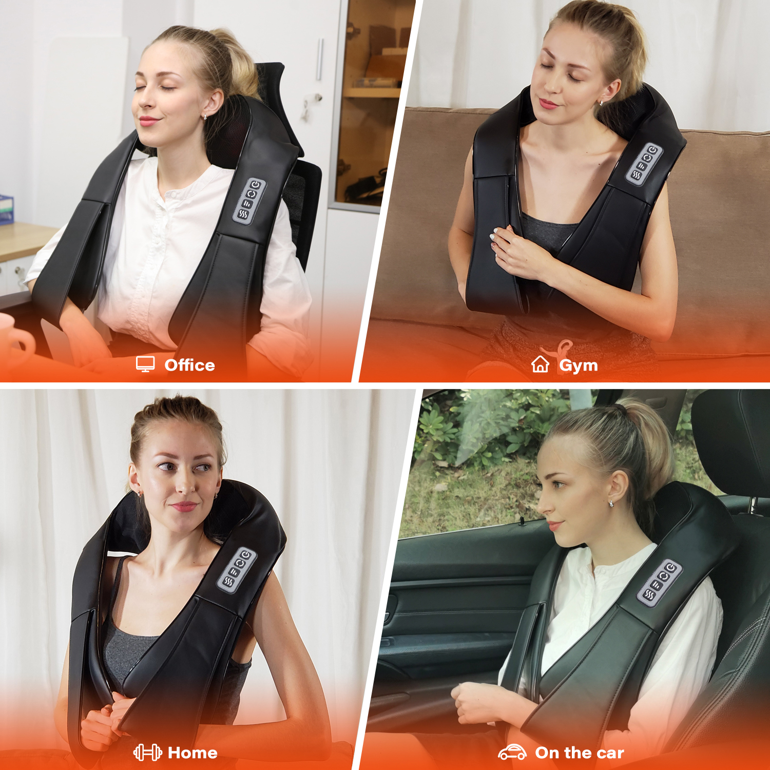 iKristin Shiatsu Neck Massager with Heat photo 4