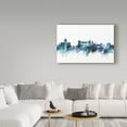 thumbnail image 3 of Trademark Fine Art 'Rome Italy Blue Teal Skyline' Canvas Art by Michael Tompsett, 3 of 3
