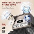 thumbnail image 2 of AURZEN Boom 3 Proyector inteligente 4K todo ln-uno con WiFi y Bluetooth, audio DoIby 3D y altavoces de 36 W, enfoque automático y piedra clave, Netflix Oficial 4K compatible con 500 ANSI Home Outdoor, 2 of 5
