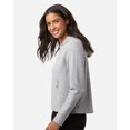 thumbnail image 2 of North End NE729W Women's Spirit Textured Hooded Pullover-PLATINUM HEATHER-XL, 2 of 6