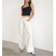 thumbnail image 2 of Pantalones vaqueros de pierna ancha for mujer, de talle bajo, holgados, pierna recta, pantalones de mezclilla for novio, pantalones vaqueros sueltos casuales, estilo niña Y2K, 2 of 5