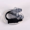 thumbnail image 1 of Bouchons d'Oreilles en Silicone Réutilisables, Réduction de Bruit Bouchons d'Oreilles Souples avec Fil pour Dormir Natation Tir Chasse Concerts Musiciens avec une Valise de Transport, 1 of 1