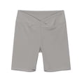 thumbnail image 2 of OGLCCG Girls V Cross Waist Athletic Shorts Kids Soft Bike Yoga Dance Running Gymnastics Shorts Gym Workout Short Leggings 4-14 Years, 2 of 8