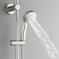 thumbnail image 5 of Forno Acqua AcquaSPA Retrofit Shower, Overhead Rainfall Shower, Handheld Shower Head, Body Jets, 6 Way Diverter, Brushed Nickel Finish, 1.8 GPM Flow Rate, 5 of 13