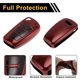 thumbnail image 4 of Funda de llave de coche TPU roja única para Audi A1, Audi A3, Audi A4, funda de control remoto de 3 botones, 4 of 6