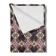 thumbnail image 2 of African Soft Flannel Fleece Throw Blanket, Abstract Composition with Indigenous Elements and Traditional Design, Cozy Plush for Indoor and Outdoor Use, 70" x 90", Multicolor, by Ambesonne, 2 of 5