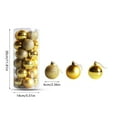 thumbnail image 2 of 24 Pcs Christmas Balls Set, 2.36" inch, Christmas Tree Hanging Shatterproof Ornaments Decoration, Pre-Hooked Hanging Balls, Seasonal Home Decoration for Trees, 2 of 4