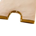 thumbnail image 5 of Baby Short Sleeve Contrast Color  Neck Single-Breasted Romper, 5 of 5