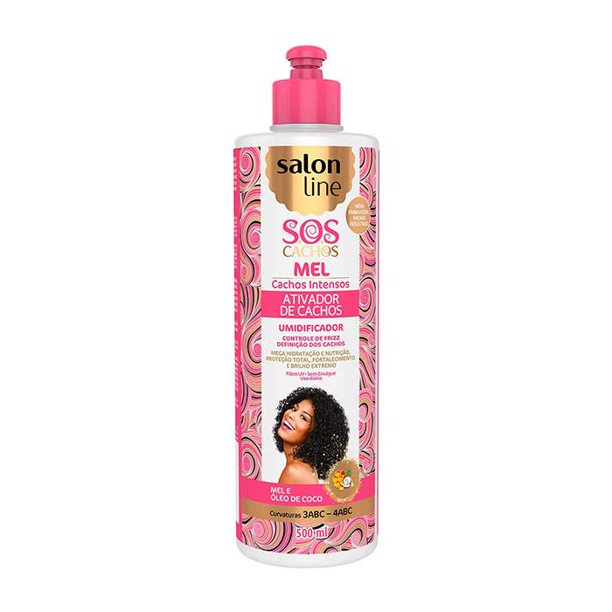 Creme Ativador De Cachos Mel Sos Intenso Salon Line 500ml Walmart Com Walmart Com