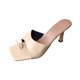 thumbnail image 2 of Zapatillas sexis de tacón alto, sandalias de cabeza cuadrada para mujer, chanclas, zapatos que combinan con todo Wmkox8yii ytu3941, 2 of 4