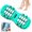 Green, variant on Portable Double Foot Massage Roller for Plantar Fasciitis Relief,Foot Massage Roller with Acupressure Therapy,Pain Relief, Stress Relief & Improved Circulation, Reflexology Tool for Home & Office Use