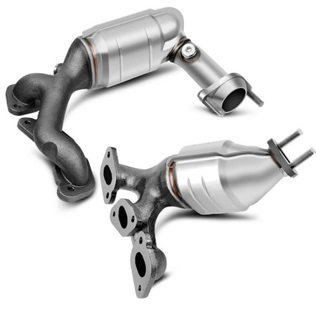 Catalytic Converter Mazda Miata - Catalytic Converters w/Exhaust Manifold for 01-07 Ford Escape, 01-06 Mazda Tribute and 05-07 Mercury Mariner V6 3.0L Bank 1 and 2 (EPA Compliant)