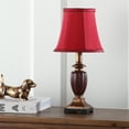 thumbnail image 6 of SAFAVIEH Hermione 17 in. Red Resin Table Lamp with Red Polyester Shade, Set of 2, 6 of 7
