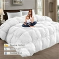 thumbnail image 4 of Pinch Comforter Soft as Feathers Polyfill Microfiber Fabric 8-Side & Corner Loops Luxurious Perfect for Home and Hotel Pack of 1 Alaskan King_120 X 120 Inch, 4 of 5