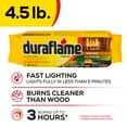 thumbnail image 4 of Duraflame 4.5 lb Firelog 3-Pack, 3 Hour Burn, Indoor/Outdoor Use, 4 of 12