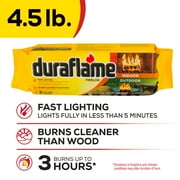 Duraflame 4.5 lb Firelogs, Indoor & Outdoor Fire Pit & Fireplace Logs, 3 Hour Burn, 6 Pack