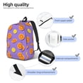thumbnail image 4 of Yiaed Yellow Lemon And Orange Print Backpack, Premium Laptop Backpack, Travel Backpack for Women, Lightweight Backpacks, Comfortable Back Pack-Small, 4 of 7