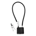 thumbnail image 5 of Candado De Cable Resistente Con Llaves 20cm Negro, 5 of 5
