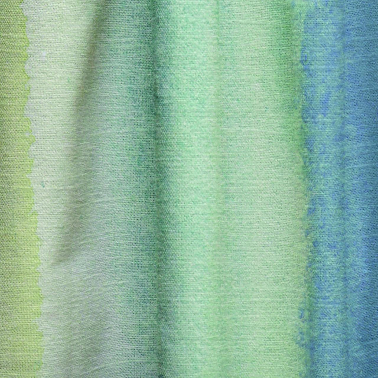 Designart 'Yellow and Blue Splash ' Modern Curtain Panel
