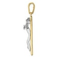 thumbnail image 2 of FB Jewels 14K Two Tone Gold Crucifix Charm, 2 of 4