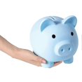 thumbnail image 3 of Large Piggy Bank, Unbreakable Plastic Money Bank, Coin Bank for Girls and Boys, Practical Gifts for Birthday(Blue), 3 of 5