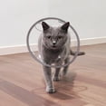 thumbnail image 4 of Cat Cone Collar Soft, Clear Pet Cone, Elizabethan Collar for Cats, Lightweight E-Collar for Post Surgery Recovery, Anti Lick Wound Care for Small Medium Large Cats, Advanced Gray, 4 of 6