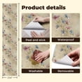 thumbnail image 5 of Peel and Stick Wallpaper Delicate Hand Painted Wildflower Watercolor Wall Art Wall Paper 23.6in x 9.8ft Self Adhesive Removable Boho Floral Contact Paper for Nursery Bedroom Cabinets, 5 of 8