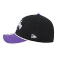 thumbnail image 6 of Men's New Era Black/Purple Colorado Rockies Team Loyal 9FORTY M-Crown Adjustable Hat, 6 of 7
