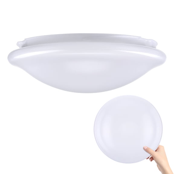 SEWOART Modern White Ceiling Light Cover for Bedroom with Easy Installation and Cleaning