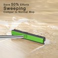 thumbnail image 5 of LandHope Rubber Carpet Broom with 50"Long Handle&Squeegee Edge for Pet Hair,Cleaning Windows,Green, 5 of 7