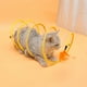 thumbnail image 3 of Túnel para gatos Juguete Canal de malla en forma de S | Túnel interactivo plegable para gatos, conejos, perros pequeños | Bola de sisal de ratón de plumas | Resistente a los arañazos | 50cm de, 3 of 7