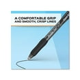 thumbnail image 5 of Profile Retractable Gel Pen Medium 0.7 mm, Black Ink, Translucent Black Barrel, Dozen, 5 of 6