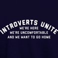 thumbnail image 3 of CafePress - Introverts Unite - Pullover Hoodie, Classic & Comfortable Hooded Sweatshirt, 3 of 4