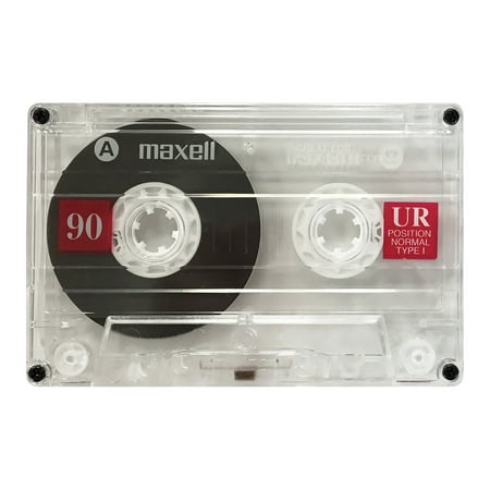 Maxell 108527 UR90 Cassette Tapes Recording Media, 2 Pack