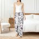 thumbnail image 4 of Balery Cowboy Pantalones de pijama para mujer, pijamas ultraligeros, pantalones de estar por casa-Medium, 4 of 6