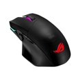 thumbnail image 1 of ASUS ROG Chakram - Mouse - optical - wireless, wired - Bluetooth, 2.4 GHz - USB wireless receiver - black, 1 of 6