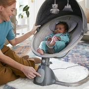 Monbebe 5-Mode Baby Swing with Bluetooth، Castle Point
