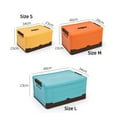 thumbnail image 4 of Storage Box Large Capacity Heat Resistant Plastic Folding Toys Organizer Holder for Home, 4 of 9