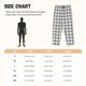 thumbnail image 3 of Balery Gray Checkboard Pantalones de pijama para mujer, pijamas ultraligeros, pantalones de estar por casa-Large, 3 of 6