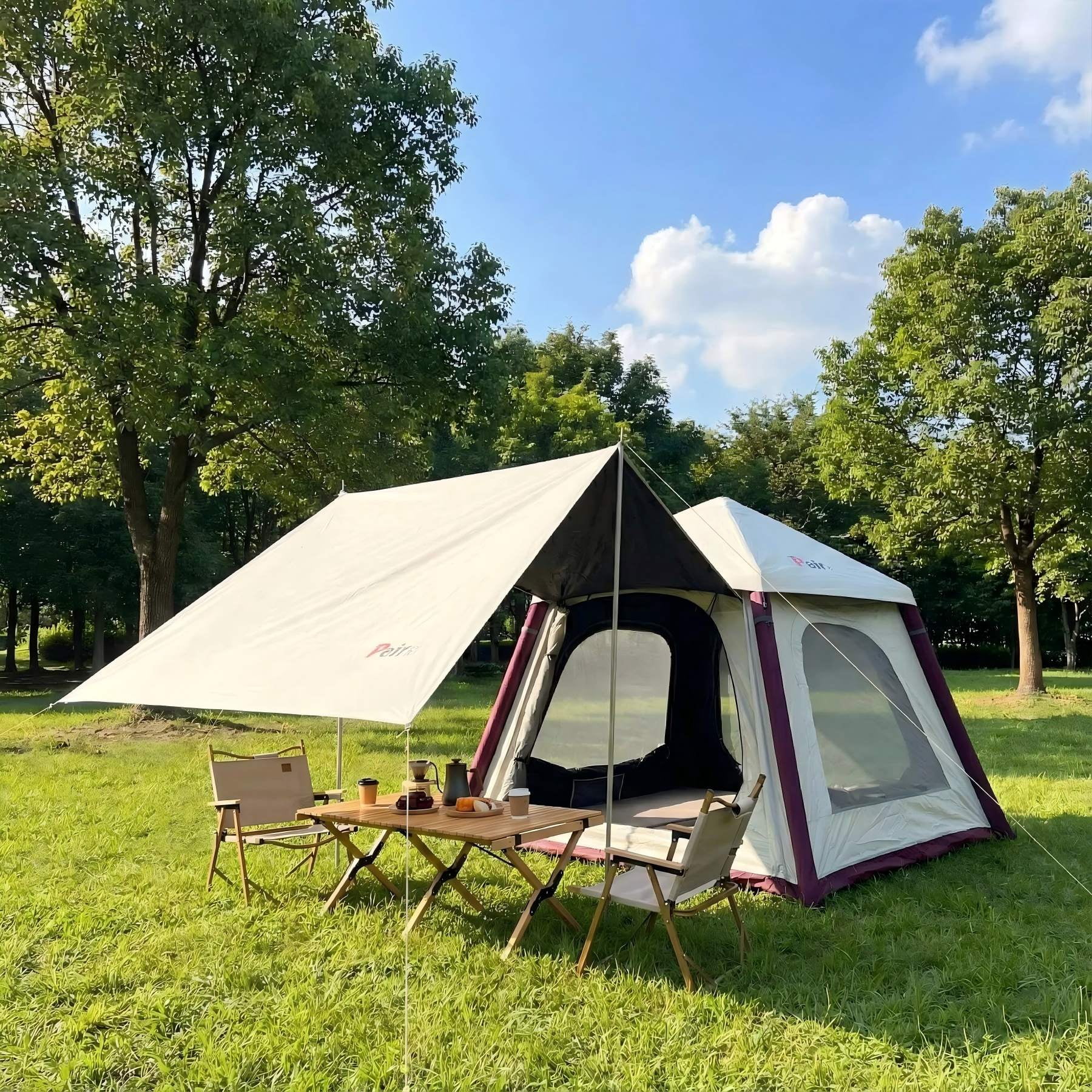 Mini Inflatable Tent for Guesthouses: Light-Blocking, Ventilated, and Mosquito-Proof