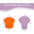thumbnail image 2 of 12PCS Silicone Wine Storage Stoppers – Reusable Saver Corks for Sparkling Wine/Beer/Champagne, Fresh-Keeping Tools, 2 of 7