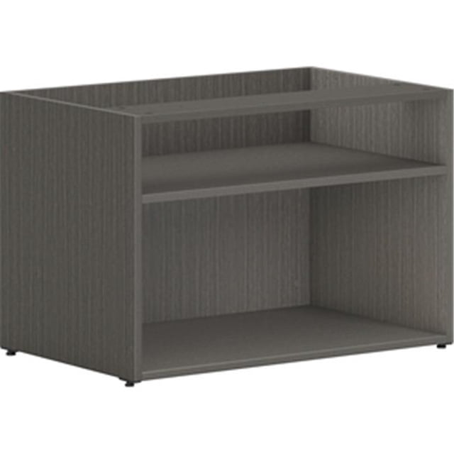 HON HONLCL3020SLS1 30 in. Open Storage Credenza, Slate Teak