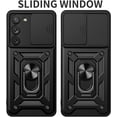 thumbnail image 2 of Case for Samsung Galaxy S23 5G with Slide Camera Cover, Military Grade Drop Protective Phone Cover Case with Ring Kickstand for Samsung Galaxy S23 5G SJ Red, 2 of 10