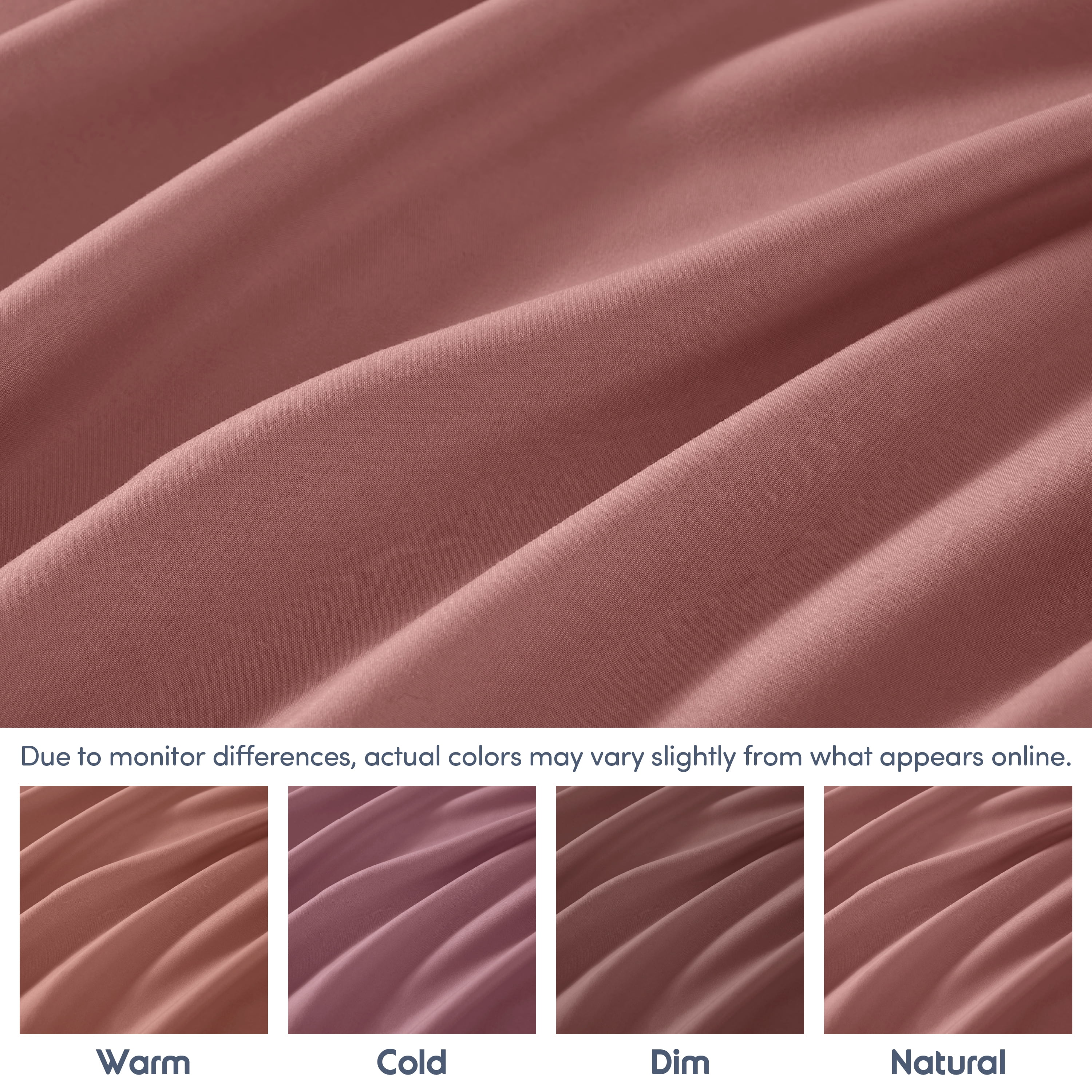LammaLoe Extra Deep Pocket Twin Fitted Sheet Only, Fits 18" to 24" Mattress, Soft Microfiber Fitted Bed Sheet, Pink Clay