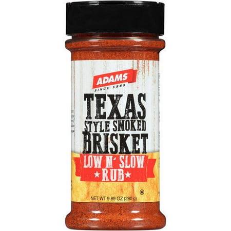 (3 Pack) Adams Texas Style Smoke Brisket Low and Slow Rub, 9.89 (Best Texas Brisket Rub)