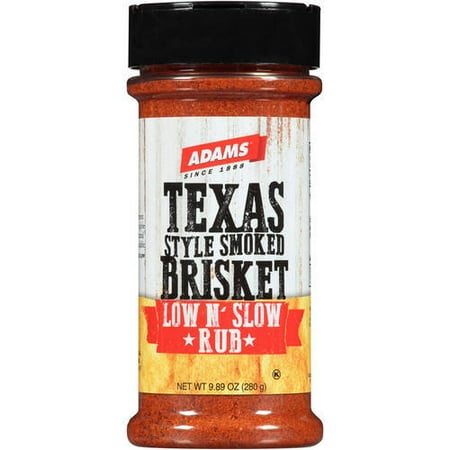 (3 Pack) Adams Texas Style Smoke Brisket Low and Slow Rub, 9.89 (Best Commercial Brisket Rub)