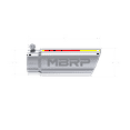 thumbnail image 2 of MBRP Universal Tip 4in O.D. Angled Rolled End 3 inlet 10 length, 2 of 2
